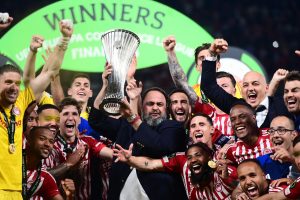 Olympiacos FC President Marinakis’ Unifying Message: ‘We did it for all Greeks’ (video)