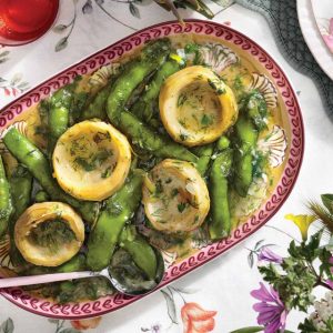 Lemony Artichokes with Fava Beans (One-Pot Greek Vegan Stew)