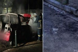 Man Found Charred in Mysterious Car Fire in Athens