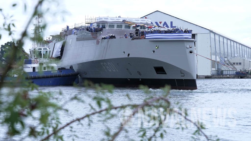 Greek Min of Defense in France for Third Belharra Frigate