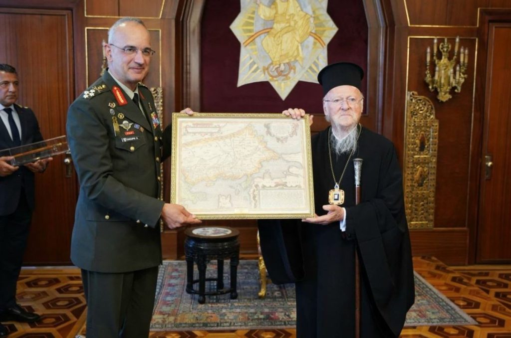 Alleged Turkish Testiness Over Map Gifted to Ecumenical Patriarch