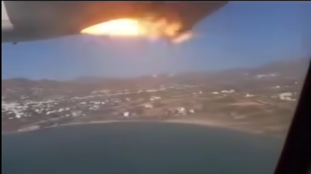 Engine Fire on Athens-Bound Flight Forces Emergency Landing (Video)