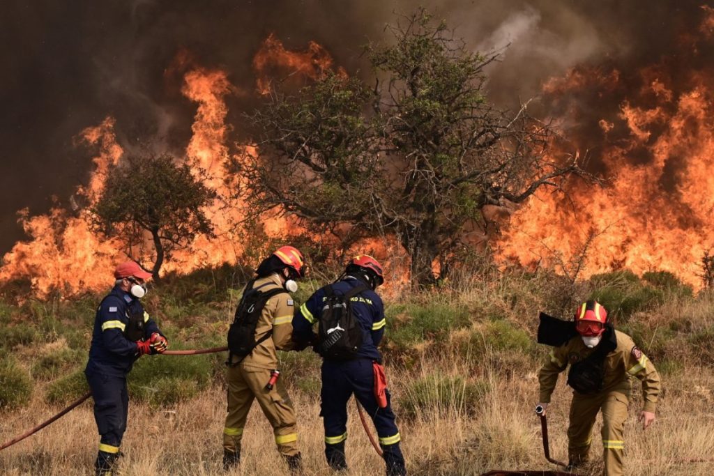 Wildfire Near Thessaloniki; Blaze at Central Greece Prison